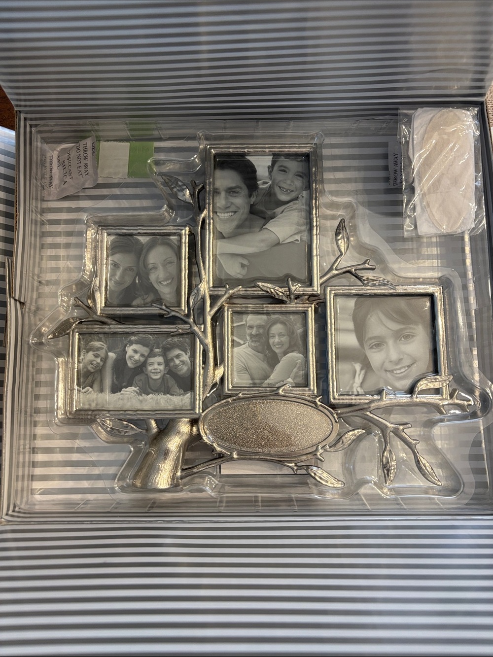 Things Remembered Silver Tree Branch Multi-Photo Frame - Picture 4 of 6